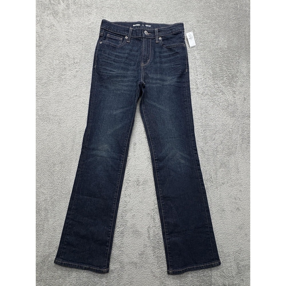 Old Navy Jeans Boys 14 Dark Wash Boot Cut Built-In Flex Denim‎ Youth Pants